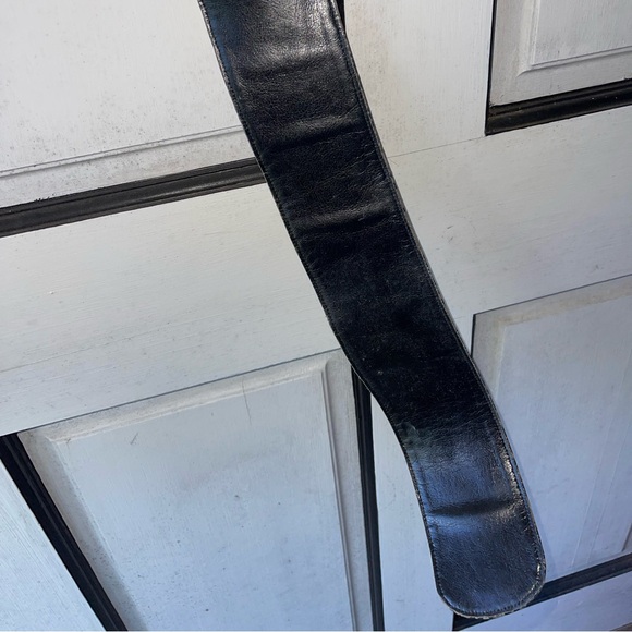 Leather crocodile 🐊 print belt by Miss Mak Couture Designs. Size L Genuine - Picture 12 of 12